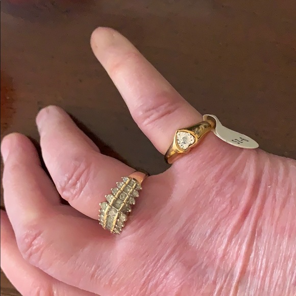 New Diamond Gold Filled Ring - Picture 4 of 5